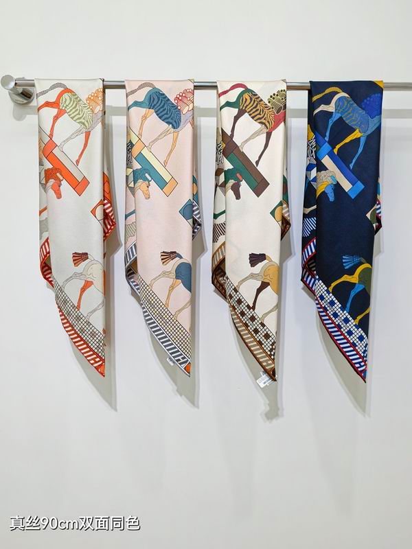 Hermes silk scarf hm22
